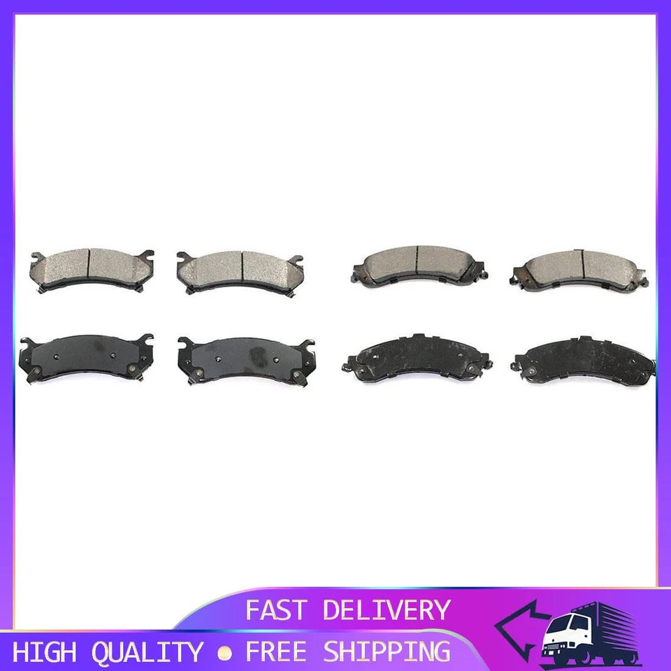 DuraGo 刹车片 适用于雪佛兰索罗德 1500 5.3L 2005 2004 2002 2001 — 第 1/1 张图片