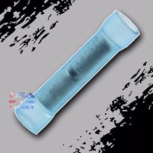 500pcs 16-14 Gauge Wire Butt Connectors Blue Nylon AWG Crimp Terminal Copper US - Picture 1 of 2