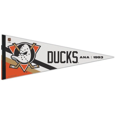 ANAHEIM DUCKS SPECIAL EDITION ROLL UP PREMIUM FELT PENNANT 12"x30" WINCRAFT Cover