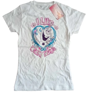 Disney Frozen Olaf Del Sol T-Shirt Girls Medium White Changes Color New NWT - Picture 1 of 5