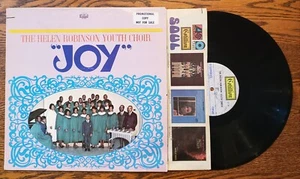 The Helen Robinson Youth Choir -Joy 1972 Vinyl Stereo LP Gospel Cotillion PromoI - Picture 1 of 12