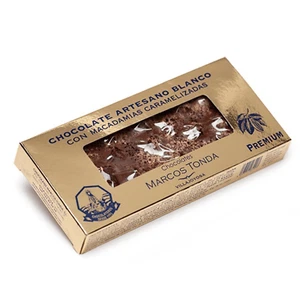 Marcos Tonda Premium White Chocolate Bar with Macadamia - 200 grams - Picture 1 of 1