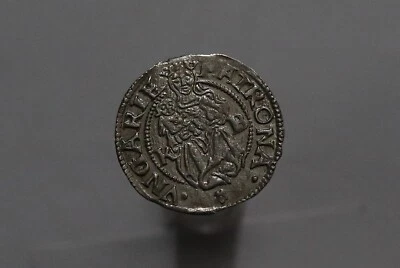 🧭 🇭🇺 Hungary Ferdinand I. (1526-1564) Denar 1535 SHARP DETAILS B66 #Z4917 - Image 1 of 3