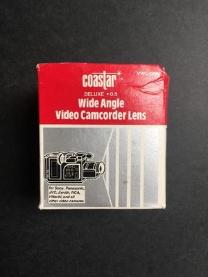 Lente gran angular para videocámara Coastar Deluxe 0,5 VWL-05N para Sony, JVC y más Foto 1 de 4
