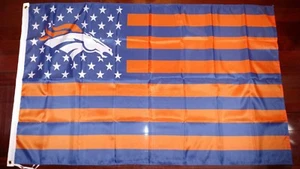 Denver Broncos 3x5 bandera estadounidense. Vendedor de EE. UU. Envío gratuito dentro de EE. UU. - Imagen 1 de 2
