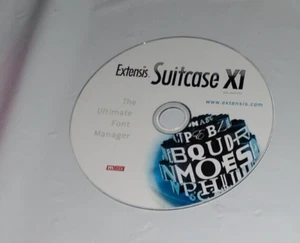 !Disc ONLY! EXTENSIS SUITCASE X1 OS X MACINTOSH CD ROM Read - Picture 1 of 1