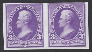 US Scott # 221P3 - Plate Proof on India Paper - Pair - MNGAI            (P-7015) - Picture 1 of 2