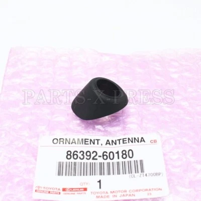 GENUINE OEM TOYOTA LAND CRUISER 2007-16 BLACK ANTENNA ORNAMENT BEZEL 86392-60180 - Image 1 of 4