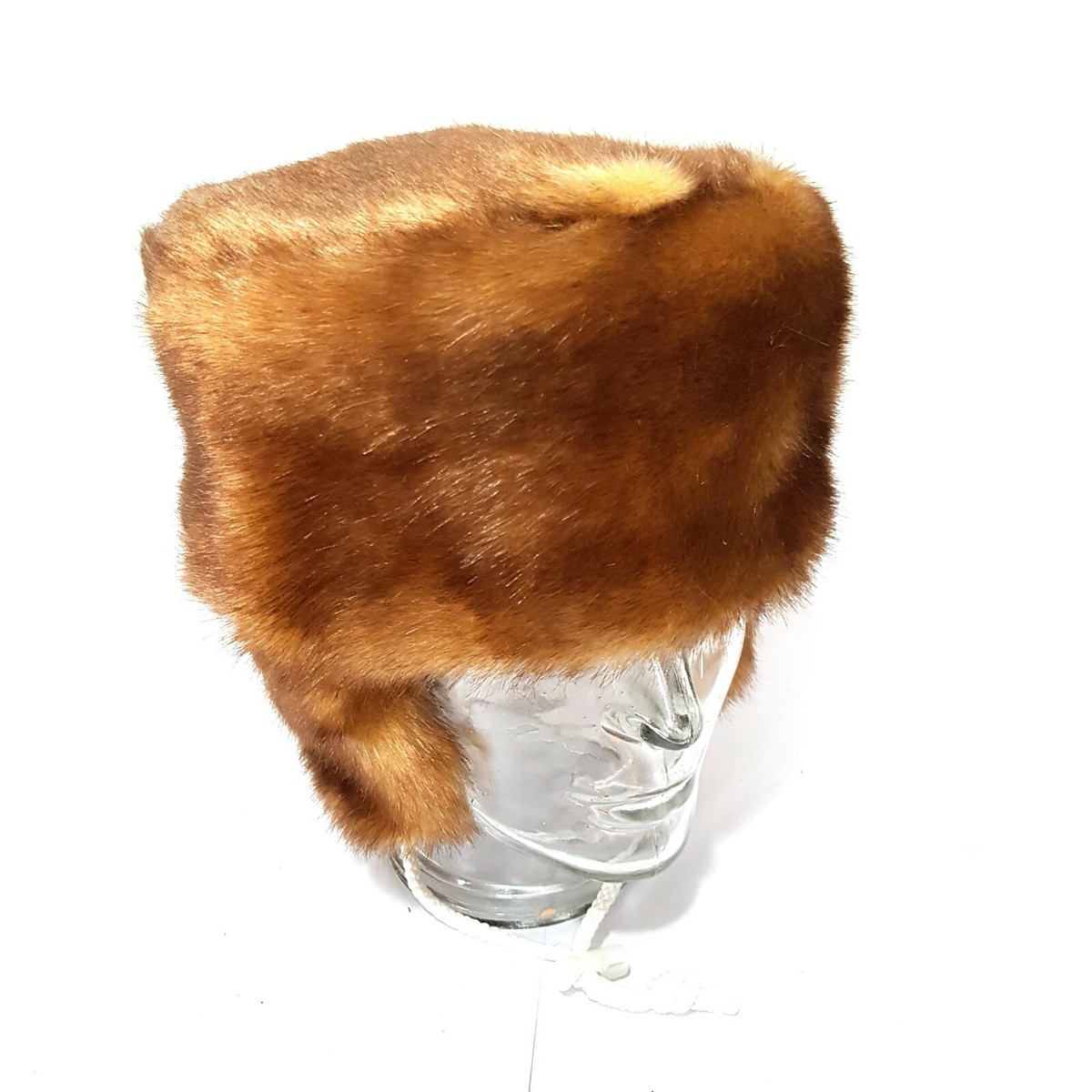 Cappello Ushanka Unisex In Pelle Scamosciata - Cappello Invernale Con Paraorecchie, Finta Pelliccia