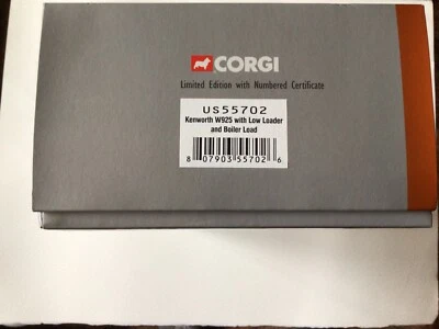 Corgi  US55702 Kenworth W925 Low Loader boiler load - Image 1 of 3