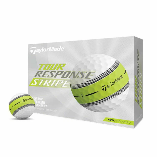 TaylorMade 2022 Tour Response Golf Balls - N7638601 - Stripe (1 Dozen)