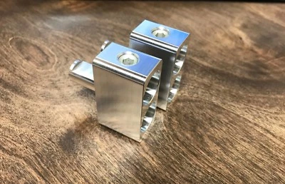  ILL Customz Offset 1/0 to 1/0 0 Gauge Dual Amplifier Inputs Sky High PAIR 1/0  - Image 1 of 4