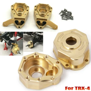 Heavy Front Steering Knuckle & Portal Cover for TRX-4 RC 1/10 Crawler US - Picture 1 of 16