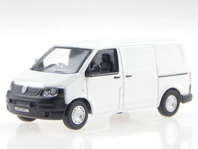 VW T5 Transporter furgone bianco modello di auto 76T5V002 Oxford 1:76 - Immagine 1 di 4