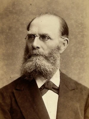 Rare Antique CDV Photo German Composer Conductor Franz Wüllner Pianist - Image 1 of 4