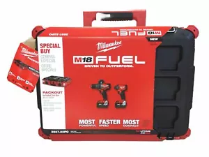 Milwaukee 2897-22PO M18 Fuel 2-Tool Combo Kit Hammer Drill & Impact Driver - Picture 1 of 2