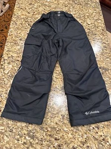 Columbia Snow Ski Pants Boy's XS Black Titanium Omni-Tech Adjustable 6-7 Years - Picture 1 of 3