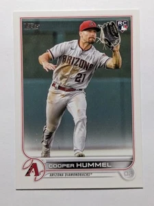 2022 Topps Update #US314 Cooper Hummel Rookie RC Arizona Diamondbacks - Picture 1 of 2