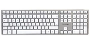 KC 6000 Slim Wired Keyboard, Silver - CHERRY - Picture 1 of 2