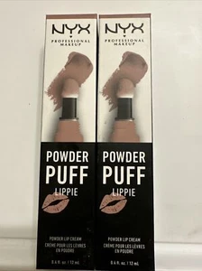 New Lot Of 2 NYX Powder Puff Lippie Powder Lip Cream PPL15 Will Power - Picture 1 of 3
