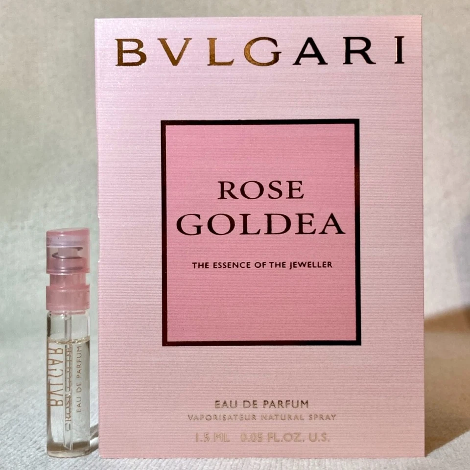 Bvlgari Rose Goldea Essence of the Jeweller Eau de Parfum Muestra Spray .05oz Foto 1 de 1