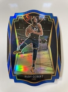 2020-21 Panini Select Premier Level Blue Prizm Die-Cut /249 Rudy Gobert #146