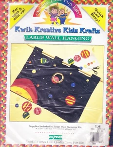 Felt Wall Hanging Kit Solar System Design Science  Quality 18x36  - Picture 1 of 2