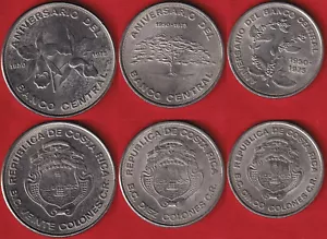 Costa Rica set of 3 coins: 5 - 20 colones 1975 "Central Bank" - Picture 1 of 1