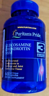 Glucosamina Condroitina MSM Calmante Articular 60 Cápsulas Caducan 27/07 ENVÍO GRATUITO Y FÁCIL Foto 1 de 3