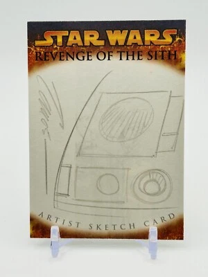 Topps Star Wars R2-D2 hand-drawn 1/1 Sketch Card - Image 1 of 2