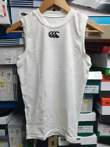 Canterbury Baselayer Hot Sleeveless Top White - X/Small - Picture 1 of 2