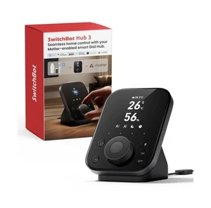 SwitchBot Hub 3 (3. Gen), Smart Home Hub mit 2,4" IPS Bildschirm & Kn... Schneller Versand - Bild 1 von 9