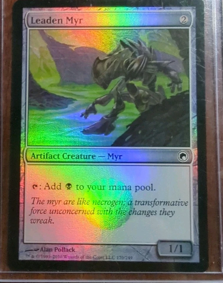 MTG Leaden Myr FOIL Scars of Mirrodin Artifact Common MAGIC - Image 1 of 1