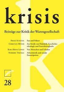Krisis 28. Beiträge zur Kritik der Warengesellschaft, - Picture 1 of 1