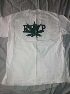 RSVP Gallery Virgil Abloh Weed Marijuana Double Sided Short Sleeve T Shirt Sz XL - Picture 1 of 4