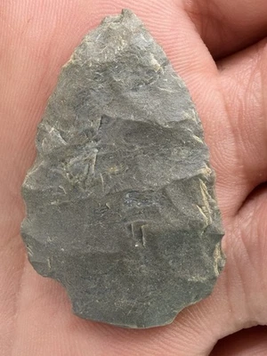 Authentic Pennsylvania Indian Artifact Archaic Straight Stem Point Arrowhead OH - Image 1 of 4