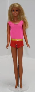 Vintage Malibu Francie Puppe im Original Badeanzug 1975 Mattel - Bild 1 von 18