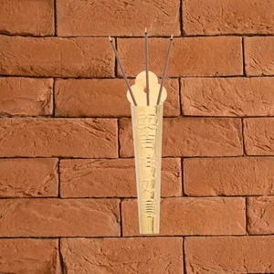 Soporte quemador de incienso montado en la pared 2 piezas decoración boho al aire libre Bakhoor Oud - Imagen 1 de 12