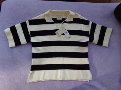 Blusa Elie Tostada y Negra Pequeña (Nueva) Foto 1 de 4