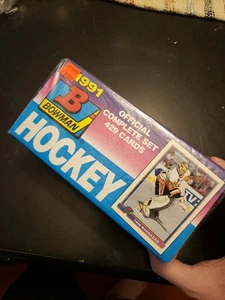 1991 Bowman NHL Hockey Complete 429 Card Factory Sealed Set Gretzky/Lemieux - Picture 1 of 14
