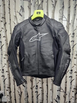 Alpinestars SP1 - EU54 Black Leather Motorbike/Motorcycle Jacket  - Image 1 of 4