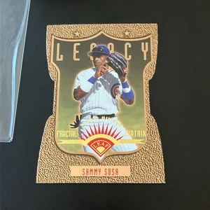 Sammy Sosa 1997 Leaf Fractal Matrix Legacy Die-Cut #361 Chicago Cubs - Picture 1 of 6