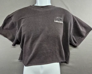 Volcom Unisex Crop Tee size M/L Color Black small stains - Picture 1 of 14