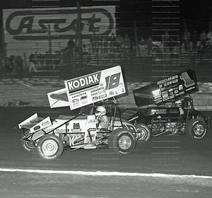 1988 HAUDENSCHILD & SWINDELL ASCOT 16 x 20 WORLD OF OUTLAWS SPRINT CAR PHOTO - Picture 1 of 1