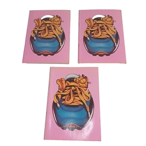 3 hojas limpias de cuaderno vintage Garfield formato A5 cuadrícula pequeña - Imagen 1 de 8
