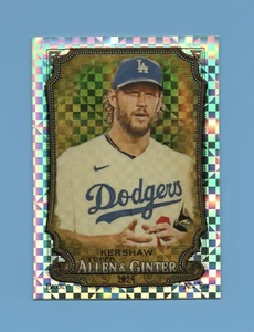 2024 Topps Allen & Ginter Chrome X-fractor #52 Clayton Kershaw **Case Hit** - Picture 1 of 2