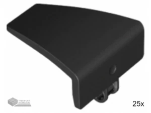 25x LEGO® Part 80271 - Technic, Panel Curved #70 5 x 4 x 3 Tapered Right - Imagen 1 de 1