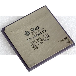 Vintage Sun Ultra Sparc Iie PG1.4.1 Isl USA SME 1701 PGA 980 CPU Processeur M605 - Picture 1 of 1