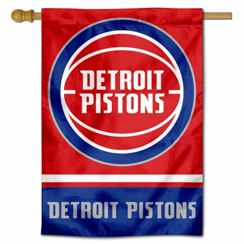 NBA Detroit Pistons House Flag and Banner Cover