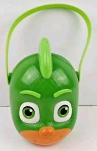 One PJ Mask Halloween Candy Bucket/Basket w/ Green Gekko Halloween/Easter - Picture 1 of 3